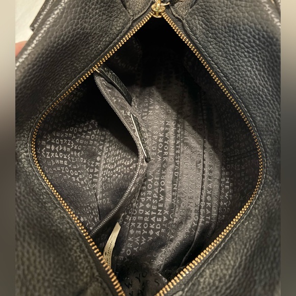 Kate Spade Black Pebbled Leather Satchel - Picture 5 of 7